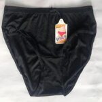 Black Plain Jersey Panties Lightweight Comfortable All Season - Image 5