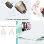 Electric Baby Nasal Aspirator - Mouth Suction Machine - Nose Mucus Boogies Vacuum Cleaner for Newborn Infant Toddlers and Kids, Nose Cleaner - Image 3