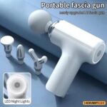 USB Portable Electric Massage Gun – Mini Fascia Gun High Frequency Vibration Muscle Relaxation Body Massager - Image 3
