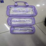 Pack of 3 Cosmetic Washbag – Travel Makeup & Toiletry Organizer Waterproof Storage Pouch Set - Image 6