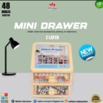 Mini 2-Layer Desktop Drawer Organizer – BPA-Free Multipurpose Storage Box