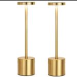 Portable LED Table Lamp – Touch Sensor, 3 Color Modes & 3 Brightness Levels, Rechargeable Metal Desk & Bedside Light - Image 8