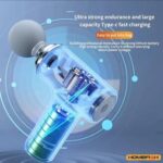 USB Portable Electric Massage Gun – Mini Fascia Gun High Frequency Vibration Muscle Relaxation Body Massager - Image 5