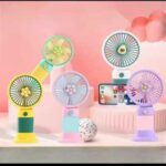 Mini Handy Fruit-Shaped Portable Fan – Cute Handheld USB Rechargeable Cooling Fan