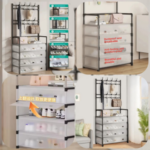 Dustproof Coat & Shoe Rack – Multi-Layer Wardrobe Organizer with Protective Cover - Image 4