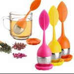 Pack of 2 Tea Infuser, Loose Leaf Tea Steeper, Silicone With Stainless Steel Strainer Ball - Image 5