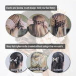 Pack of 2 Magic Double Hair Comb Clips Stretchy Beads Elastic Hair Accessories for Women & Girls - Image 10
