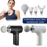 USB Portable Electric Massage Gun – Mini Fascia Gun High Frequency Vibration Muscle Relaxation Body Massager - Image 2