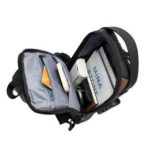 Men’s Anti-Theft Waterproof Nylon Chest Bag with USB Port – Crossbody Sling Bag with Stylish Letter Design - Image 5