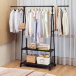 Multi-Functional Detachable Metal Clothes Hanger – Triangular Storage Rack for Wardrobe, Home & Kitchen Organization - Image 6