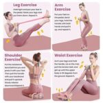 4-Tube Cotton & Polyester Resistance Band Wrist Strap Set for Strength Training, Yoga, and Full-Body Workout – Home Gym Equipment for Arms, Abdomen, Waist & Flexibility Training - Image 7