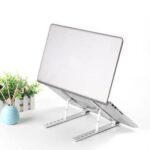 Portable Adjustable Aluminium Laptop Stand – Foldable Laptop Holder for Desk, DJ & Office Use - Image 4