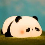Soft Silicone Panda Night Lamp with LED Light – Rechargeable Touch Sensor Bedside Lamp - Image 6