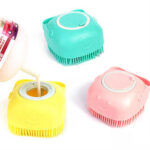 2-in-1 Pet Grooming Shampoo Brush with Soap Dispenser – Silicone Bath Massage Brush for Cats & Dogs - Image 7