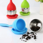 Pack of 2 Tea Infuser, Loose Leaf Tea Steeper, Silicone With Stainless Steel Strainer Ball - Image 6