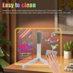 3D LED Luminous Message Board Light – Portable Acrylic Dry Erase Writing Sign Board for Kids & Home Decor - Image 9