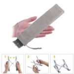 Portable Adjustable Aluminium Laptop Stand – Foldable Laptop Holder for Desk, DJ & Office Use - Image 6