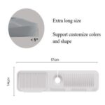 Kitchen Silicone Sink Faucet Splash Pad – Water Splash Catcher Mat | Countertop Protector & Drainage Drying Pad - Image 9