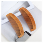 Personalized Peach Wood Hair Comb – Natural Wooden Comb for Souvenirs & Gifts