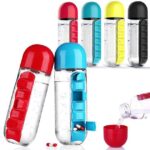 600ml Outdoor Water Bottle with Built-In Pill Organizer – Leak-Proof Portable Medicine & Drinking Bottle - Image 5