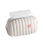 Irregular Cloud Shape Tissue Box – Spring-Loaded Luxury Paper Holder for Home & Living Room Decor