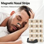 Magnetic Nasal Strips Increase Air Breathing Reduce Snoring Kit Nasal Nose Dilator Nose Expander for Sleep Sports