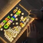 LED Colorful Writing Tablet – DIY Neon Message Board Night Light with USB Power - Image 8