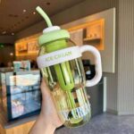 Cute Summer Plastic Cup – Milky Tea & Juice Cup with Straw, Lucky Belly Design Water Bottle (Portable Drink Cup) - Image 7