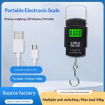 Digital Luggage Weight Scale 50kg (110lb) with LED Display – Portable Hanging Travel Scale (Black) - Image 7