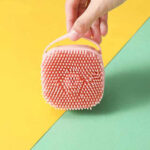2-in-1 Pet Grooming Shampoo Brush with Soap Dispenser – Silicone Bath Massage Brush for Cats & Dogs - Image 5