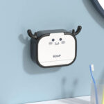 Flip Drain Soap Box with Self-Draining Design – Flip-Open Hygienic Soap Holder for Bathroom & Kitchen