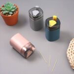 Automatic Push-type Toothpick Holder Box Detachable Tooth Pick Storage Dispenser For Dining Room Living Room - Image 3