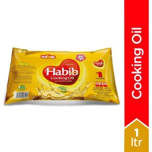 Habib-Cooking-Oil-1Ltr-1.jpg Habib Cooking Oil 1 Liter Poly Bag – Pure & Quality Oil for Daily Cooking Use - Image 1