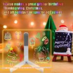 3D LED Luminous Message Board Light – Portable Acrylic Dry Erase Writing Sign Board for Kids & Home Decor - Image 6