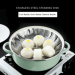 Stainless Steel Collapsible Food Steamer Basket – Multifunctional Vegetable & Fruit Steamer for Cookware Sets | Foldable Kitchen Plate Design - Image 6