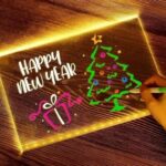 LED Colorful Writing Tablet – DIY Neon Message Board Night Light with USB Power