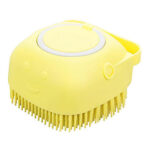 2-in-1 Pet Grooming Shampoo Brush with Soap Dispenser – Silicone Bath Massage Brush for Cats & Dogs - Image 2