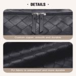 Diamond Cut Luxury Cosmetic Bag – Portable Makeup Organizer & Travel Toiletry Pouch - Image 3