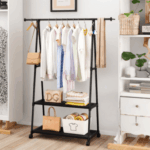 Multi-Functional Detachable Metal Clothes Hanger – Triangular Storage Rack for Wardrobe, Home & Kitchen Organization - Image 3