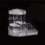 Large Capacity 360° Rotating Acrylic Makeup Organizer – Cosmetic Storage Stand for Perfume, Skincare & Jewelry Display - Image 3
