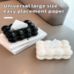 Bubble Bow Tissue Box – Cute Cloud Design Tissue Holder - Image 4