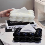 Bubble Bow Tissue Box – Cute Cloud Design Tissue Holder