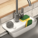 Household Silicone Sink Drain Rack – Faucet Splash Proof Water Collecting Pad & Kitchen Storage Organizer - Image 7