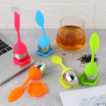 Pack of 2 Tea Infuser, Loose Leaf Tea Steeper, Silicone With Stainless Steel Strainer Ball - Image 11