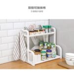 2-Layer Plastic Dish Rack with Chopsticks Holder – Kitchen Bowl & Draining Storage Organizer - Image 3