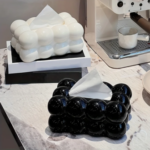 Bubble Bow Tissue Box – Cute Cloud Design Tissue Holder - Image 3
