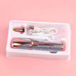 Portable 2-in-1 Electric Epilator & Eyebrow Trimmer with LED – Facial, Lip & Body Hair Remover - Image 4