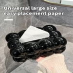 Bubble Bow Tissue Box – Cute Cloud Design Tissue Holder - Image 7