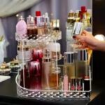 Large Capacity 360° Rotating Acrylic Makeup Organizer – Cosmetic Storage Stand for Perfume, Skincare & Jewelry Display - Image 7