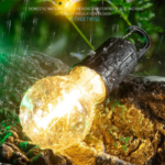 USB Type-C Rechargeable Straight LED Camping Bulb Light – Portable Hanging Tent & Emergency Multi-Use Bulb with Hook for Outdoor, Home, Car & Load-Shedding - Image 2